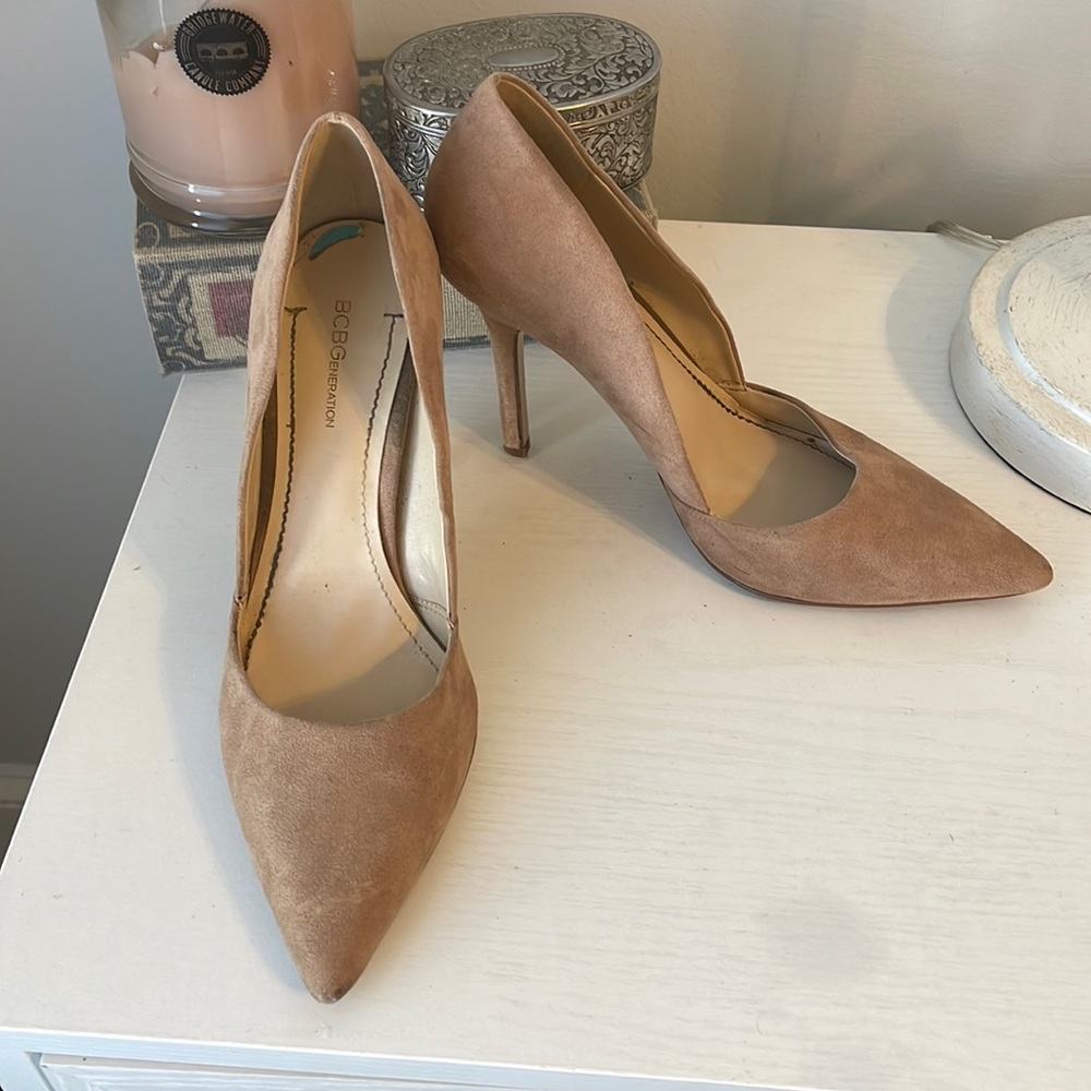 BCBG Generation Suede Heels